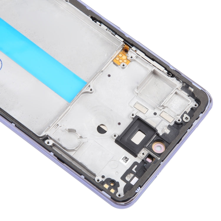 For Samsung Galaxy A52 4G SM-A525 6.43 inch OLED LCD Screen Digitizer Full Assembly with Frame (Purple)
