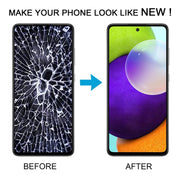 For Samsung Galaxy A52 4G SM-A525 6.43 inch OLED LCD Screen Digitizer Full Assembly with Frame (Purple)