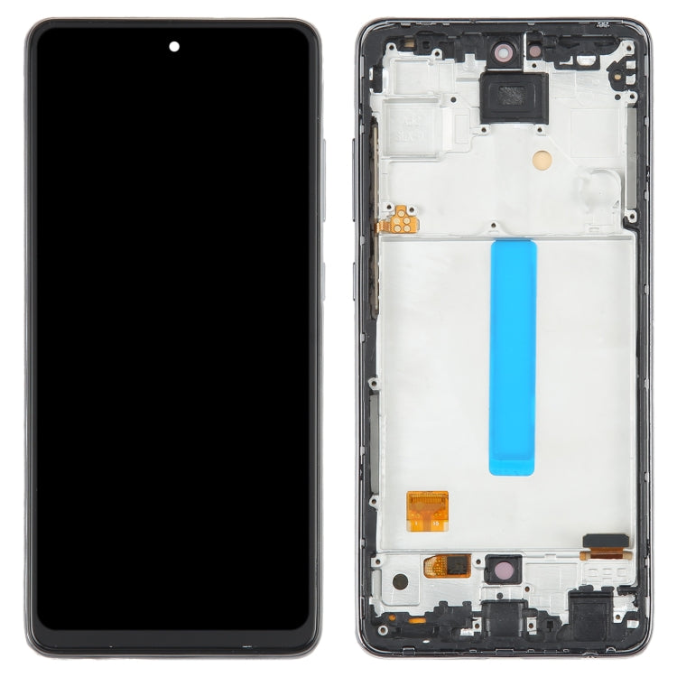 For Samsung Galaxy A52 4G SM-A525 6.43 inch OLED LCD Screen Digitizer Full Assembly with Frame(Black)