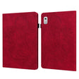 For Lenovo Tab M8 4th Gen TB-300FU Peacock Embossed Pattern Leather Tablet Case(Red) - Lenovo by PMC TechLife | Online Shopping South Africa | PMC TechLife | Buy Now Pay Later Mobicred