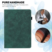 For Lenovo Tab P11 Pro Gen 2 Peacock Embossed Pattern Leather Tablet Case(Green)