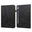 For Lenovo Tab P11 Pro Gen 2 Embossed Striped Leather Tablet Case(Black) - free shipping - PMC TechLife - Order now!