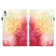 For Lenovo Tab P11 Gen 2 11.5 Watercolor Pattern Flip Leather Tablet Case(Spring Cherry)