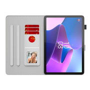 For Lenovo Tab P11 Gen 2 11.5 Watercolor Pattern Flip Leather Tablet Case(Spring Cherry)