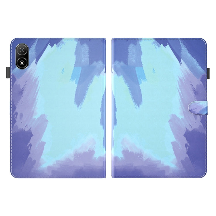 For Honor Pad V8 Pro Watercolor Pattern Flip Leather Tablet Case(Winter Snow)