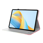 For Honor Pad V8 Pro Watercolor Pattern Flip Leather Tablet Case(Spring Cherry)