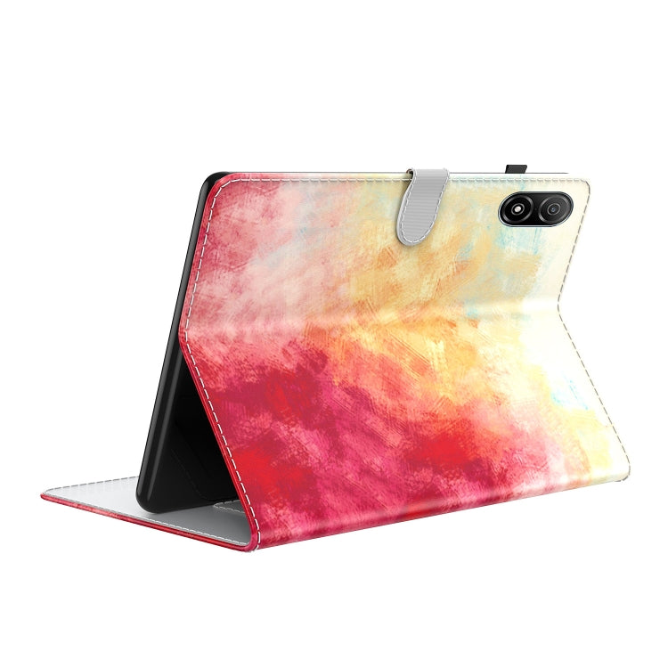 For Honor Pad V8 Pro Watercolor Pattern Flip Leather Tablet Case(Spring Cherry)