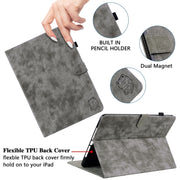 For Honor Pad V8 Pro Tiger Pattern Flip Leather Tablet Case(Grey)