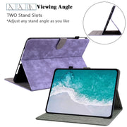 For Honor Pad V8 Pro Tiger Pattern Flip Leather Tablet Case(Purple)
