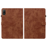 For Honor Pad V8 Pro Tiger Pattern Flip Leather Tablet Case(Brown)