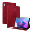 For Lenovo Tab P11 Gen 2 11.5 Butterfly Flower Embossed Leather Tablet Case(Red) - Lenovo by PMC TechLife | Online Shopping South Africa | PMC TechLife | Buy Now Pay Later Mobicred