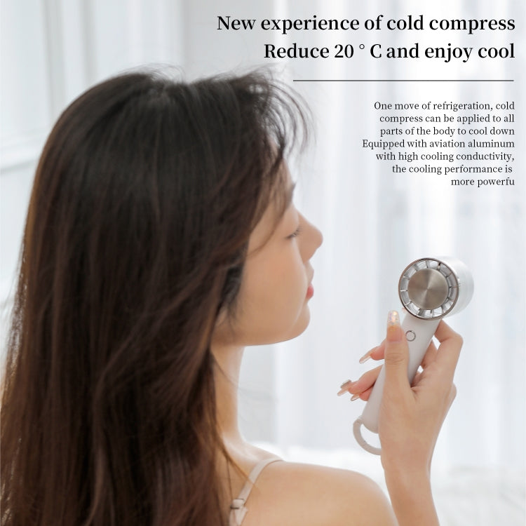 U16 Portable Handheld Cooling Electric Fan(White)