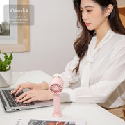 U16 Portable Handheld Cooling Electric Fan(White)