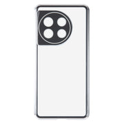 For OnePlus 11 Full Cover Magnetic Metal Tempered Glass Phone Case(Silver)