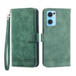 For OPPO Reno7 5G Dierfeng Dream Line Leather Phone Case(Green) - OPPO Cases by PMC TechLife | Online Shopping South Africa | PMC TechLife | Buy Now Pay Later Mobicred