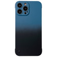 For iPhone 14 Pro Frameless Skin Feel Gradient Phone Case(Blue + Black) - iPhone 14 Pro Cases by PMC TechLife | Online Shopping South Africa | PMC TechLife | Buy Now Pay Later Mobicred
