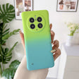 For Huawei Mate 50 Pro Frameless Skin Feel Gradient Phone Case(Green Blue) - Huawei Cases by PMC TechLife | Online Shopping South Africa | PMC TechLife | Buy Now Pay Later Mobicred