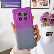 For Huawei Mate 40 Frameless Skin Feel Gradient Phone Case(Dark Purple Grey)