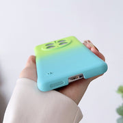For Huawei Mate 40 Frameless Skin Feel Gradient Phone Case(Orange Yellow)