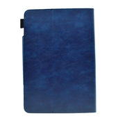 For 10 inch Suede Cross Texture Magnetic Clasp Leather Tablet Case(Blue)