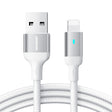 JOYROOM S-UL012A10 Extraordinary Series 2.4A USB-A to 8 Pin Fast Charging Data Cable, Cable Length:1.2m(White) - Normal Style Cable by JOYROOM | Online Shopping South Africa | PMC TechLife | Buy Now Pay Later Mobicred
