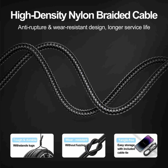 JOYROOM S-UL012A10 Extraordinary Series 2.4A USB-A to 8 Pin Fast Charging Data Cable, Cable Length:1.2m(White)