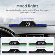G15 Car HD GPS Head-Up Display with Color Changing Ambient Light