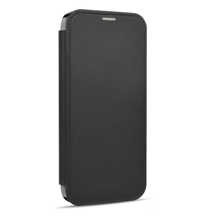 For iPhone 14 MagSafe Magnetic RFID Anti-theft Leather Phone Case(Black)
