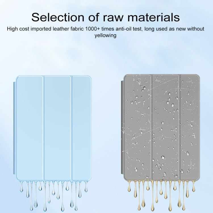 For Huawei MatePad Pro 12.6 Detachable Rotating Leather Tablet Case(Blue)