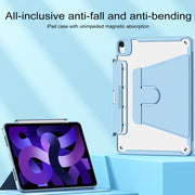 For Huawei MatePad 10.8 Detachable Rotating Leather Tablet Case(Blue)