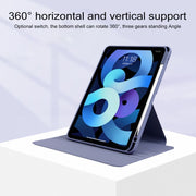 Acrylic Rotating Leather Tablet Case For iPad Air 11 2024 / iPad Pro 11 2022 / 2021 / 2020 / 2018(Black)