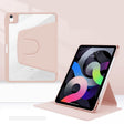 For Huawei MatePad 11 Acrylic Rotating Leather Tablet Case(Pink) - Huawei by PMC TechLife | Online Shopping South Africa | PMC TechLife | Buy Now Pay Later Mobicred