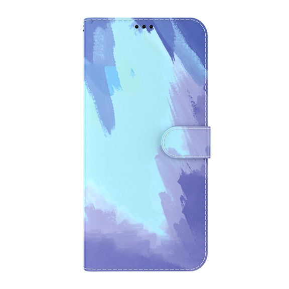 For OPPO Reno8 T 4G Watercolor Pattern Flip Leather Phone Case(Winter Snow)