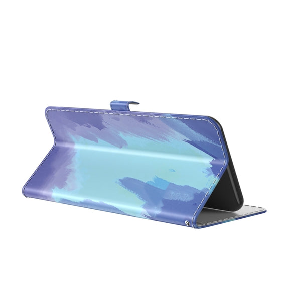 For OPPO Reno8 T 4G Watercolor Pattern Flip Leather Phone Case(Winter Snow)