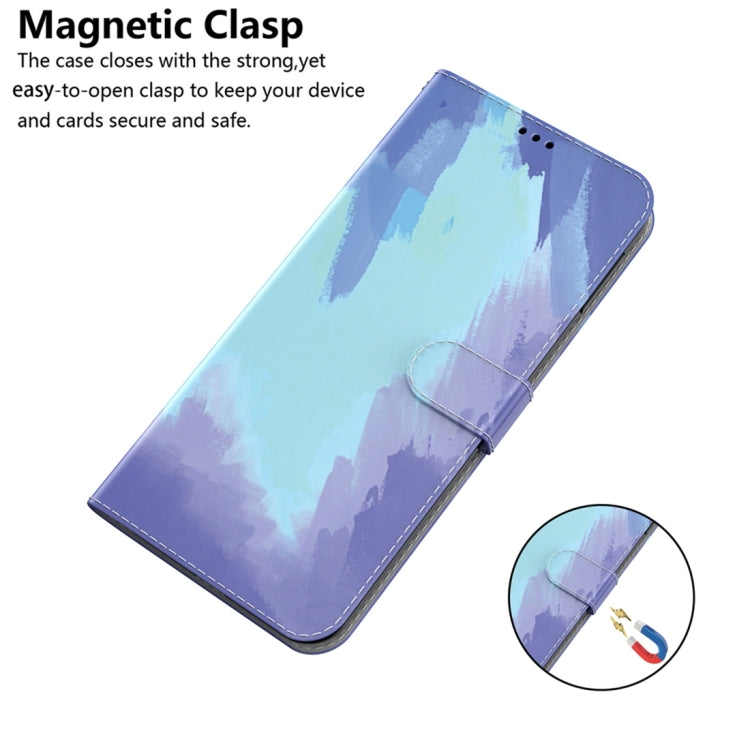 For OPPO Reno8 T 4G Watercolor Pattern Flip Leather Phone Case(Winter Snow)