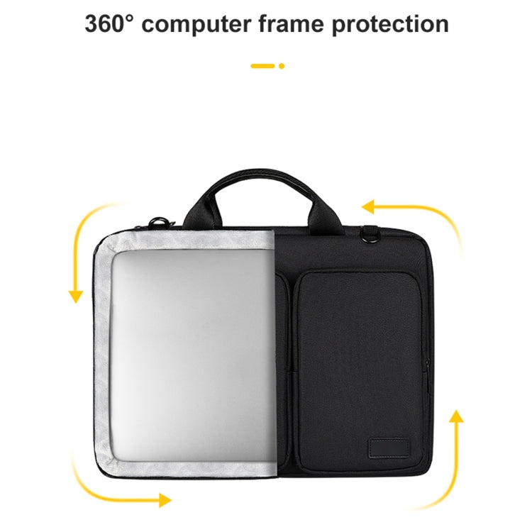 ST11 Polyester Thickened Laptop Bag, Size:13.3 inch(Silver Gray)