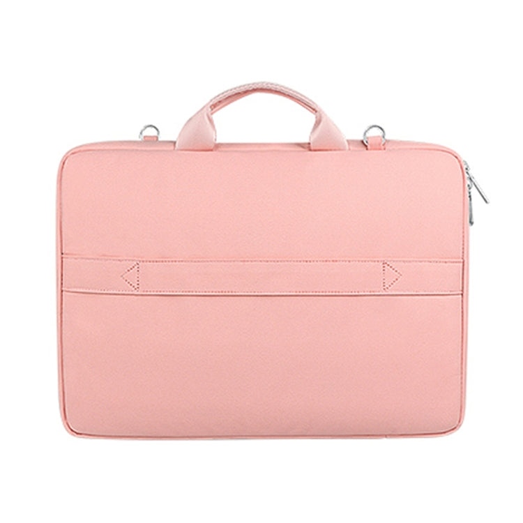 ST11 Polyester Thickened Laptop Bag, Size:15.6 inch(Pink)