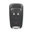 For Opel Car Keys Replacement Car Key Case with Foldable Key Blade(3 Buttons) - Remote Car Key by PMC TechLife | Online Shopping South Africa | PMC TechLife | Buy Now Pay Later Mobicred