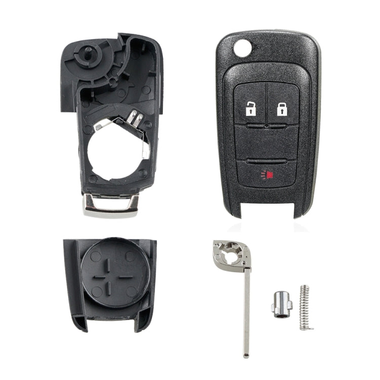 For Opel Car Keys Replacement Car Key Case with Foldable Key Blade(3 Buttons)