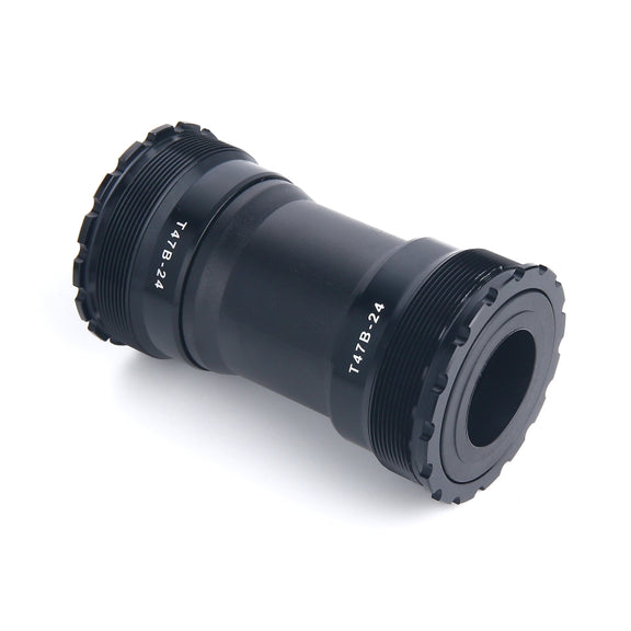 T47B24 Bottom Bracket Fits 86.5mm Width of Bicycle Frame(Black)