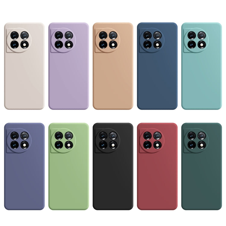 For OnePlus 11 Imitation Liquid Silicone Phone Case(White)