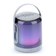 T&G TG376 360 Degree Full Screen LED Light RGB Multicolor Wireless Bluetooth Speaker Subwoofer(Grey)