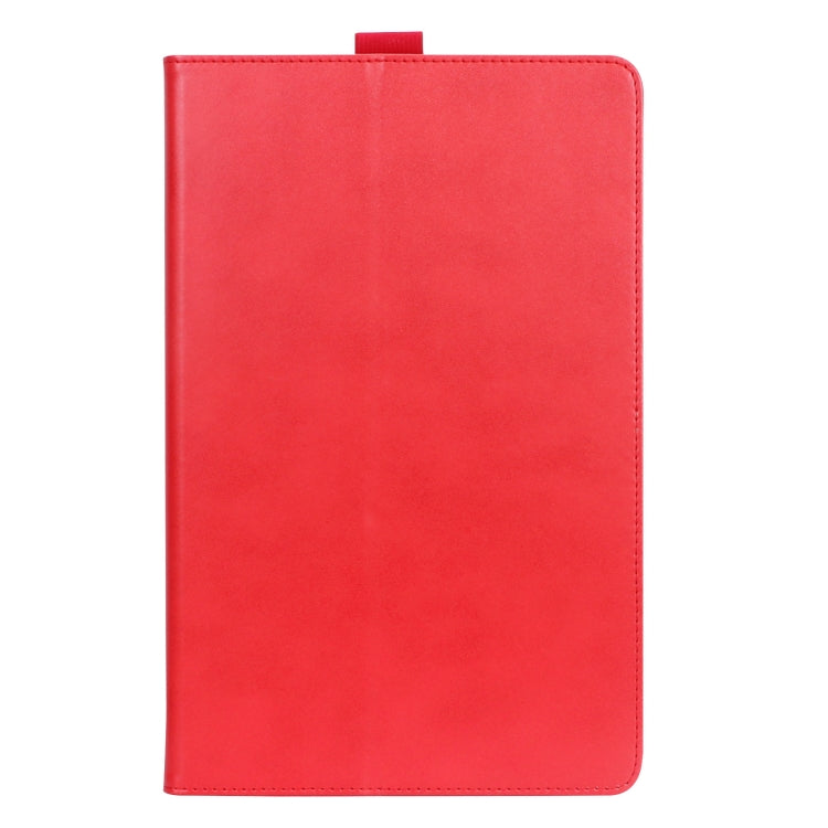For Lenovo Tab P11 Pro Gen2 11.2 2022 TB132/138 Embossed Front Stand Leather Smart Tablet Case(Red)