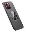 For iPhone 14 Pro R-JUST RH05 Magnetic Leather Metal Phone Case(Black) - iPhone 14 Pro Cases by R-JUST | Online Shopping South Africa | PMC TechLife