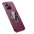 For iPhone 14 Plus R-JUST RH05 Magnetic Leather Metal Phone Case(Purple) - iPhone 14 Plus Cases by R-JUST | Online Shopping South Africa | PMC TechLife | Buy Now Pay Later Mobicred