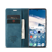 For OPPO Reno8 T 5G CaseMe 013 Multifunctional Horizontal Flip Leather Phone Case(Blue)