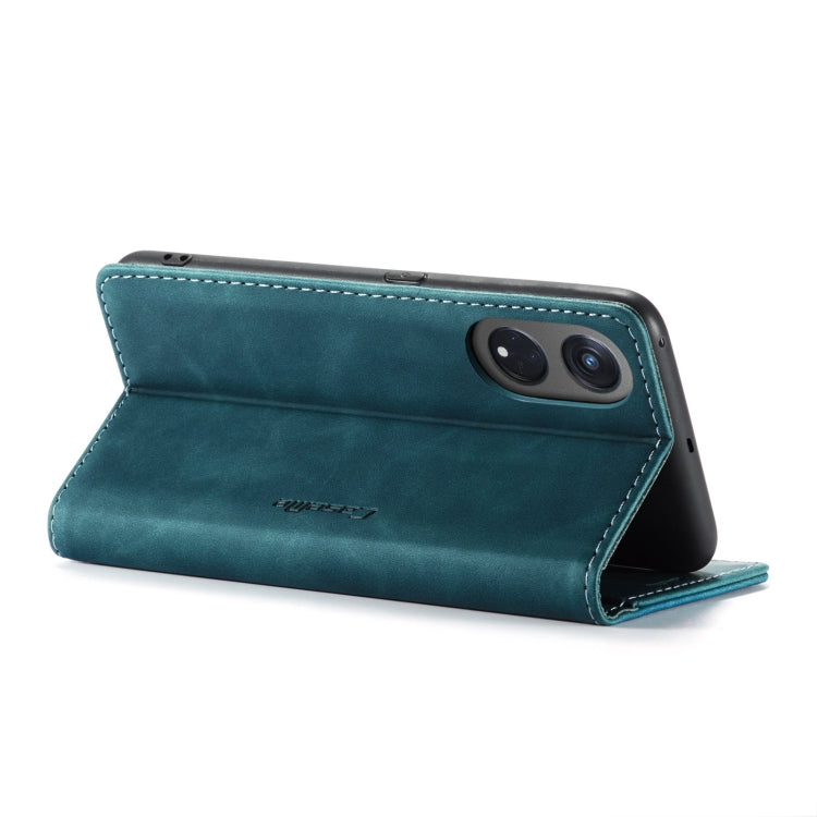 For OPPO Reno8 T 5G CaseMe 013 Multifunctional Horizontal Flip Leather Phone Case(Blue)