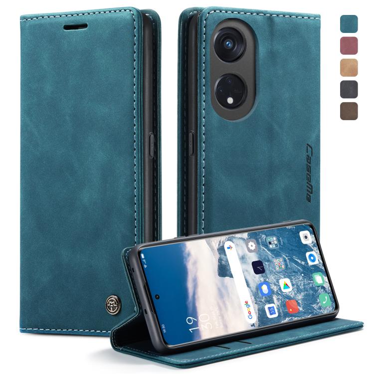 For OPPO Reno8 T 5G CaseMe 013 Multifunctional Horizontal Flip Leather Phone Case(Blue)