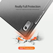 For Lenovo Tab M9 DUX DUCIS Domo Series Magnetic Flip Leather Tablet Case(Black)