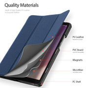 For Lenovo Tab M9 DUX DUCIS Domo Series Magnetic Flip Leather Tablet Case(Blue)